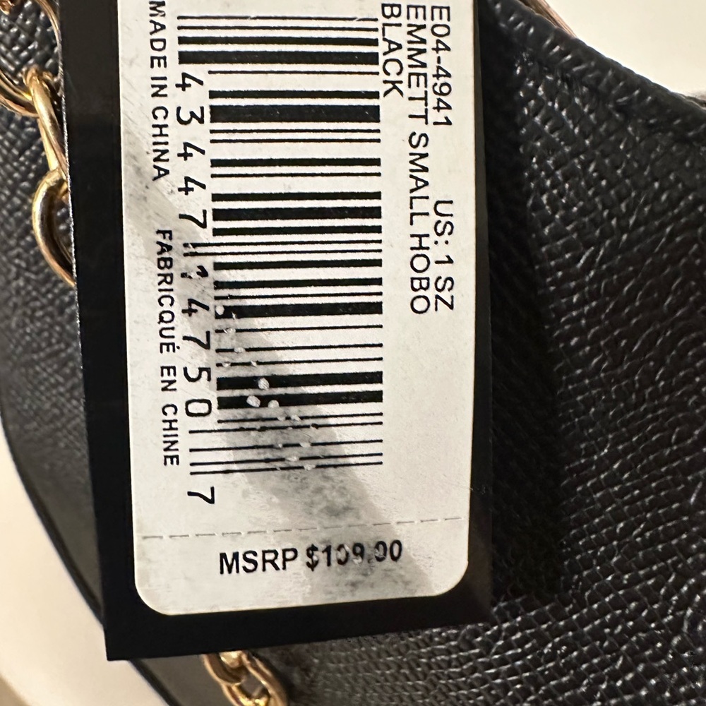 Bebe Black Shoulder Bag/tote with Leopard Scarf Detail - Picture 6 of 12